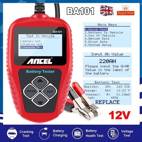 Ancel 12v car battery - 12v,