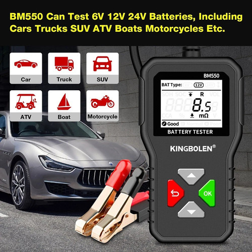 Bm550 car battery tester - car, 6v