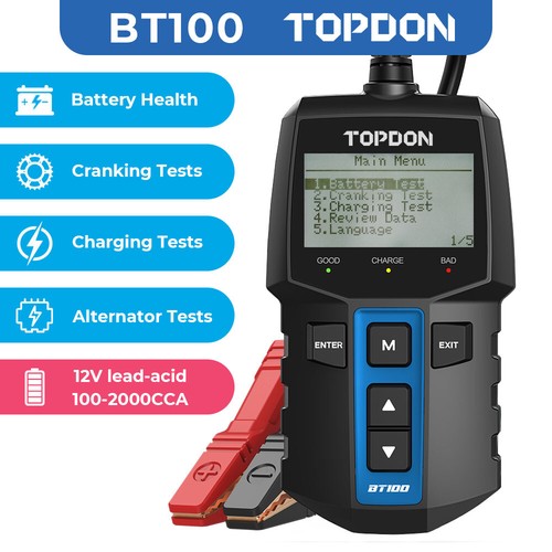 2026 topdon bt100 12v car - topdon,