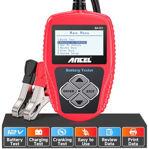 Ancel ba101 car battery tester - ba101,