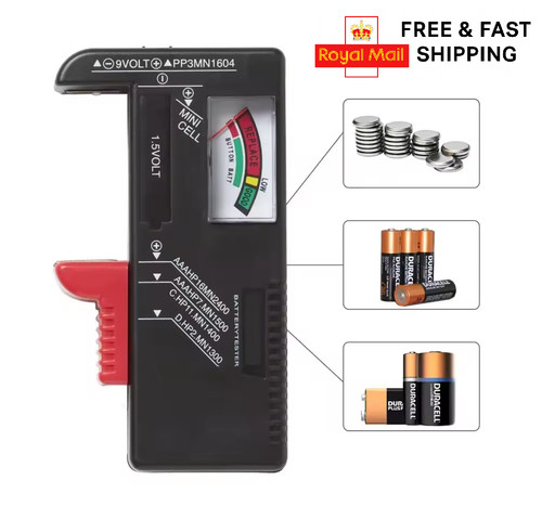 Universal battery tester - battery,