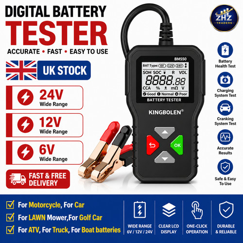 Bm550 car battery tester - battery, 6v