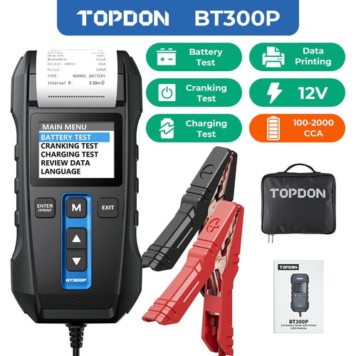 Topdon bt300p 12v digital load - bt300p,